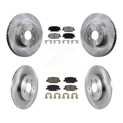 Kit de rotors de frein à disque avant et arrière et plaquettes en céramique pour Hyundai Santa F 2019 – 2020