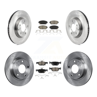 Kit de rotors de frein à disque avant et arrière et plaquettes en céramique pour Mazda 3 Sport AWD