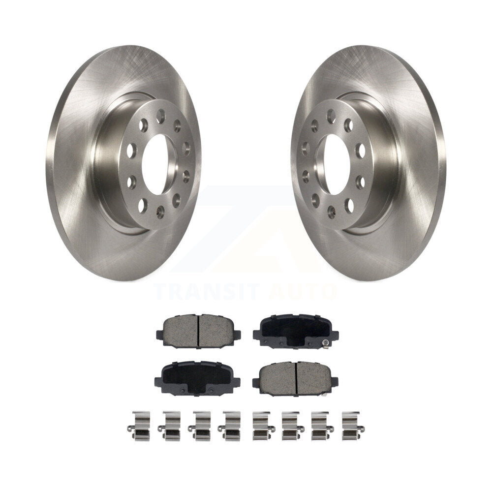 Kit de disques de frein à disque arrière et plaquettes en céramique pour Jeep Compass K8C-103126