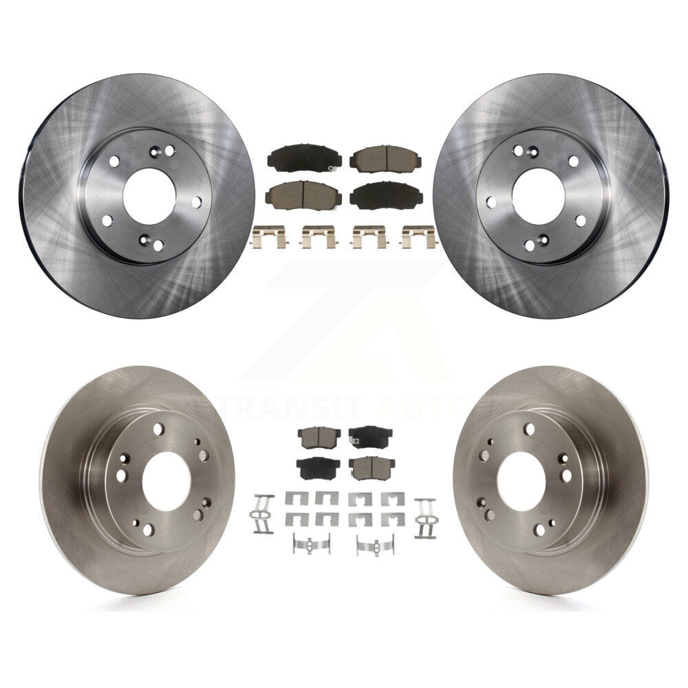 Kit de rotors de frein à disque avant et arrière et plaquettes en céramique pour Honda Accord K8C-103135