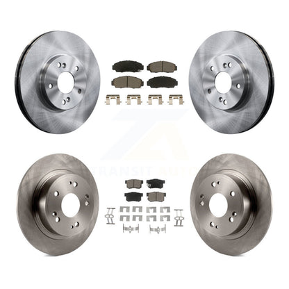Kit de rotors de frein à disque avant et arrière et plaquettes en céramique pour Honda Accord K8C-103136