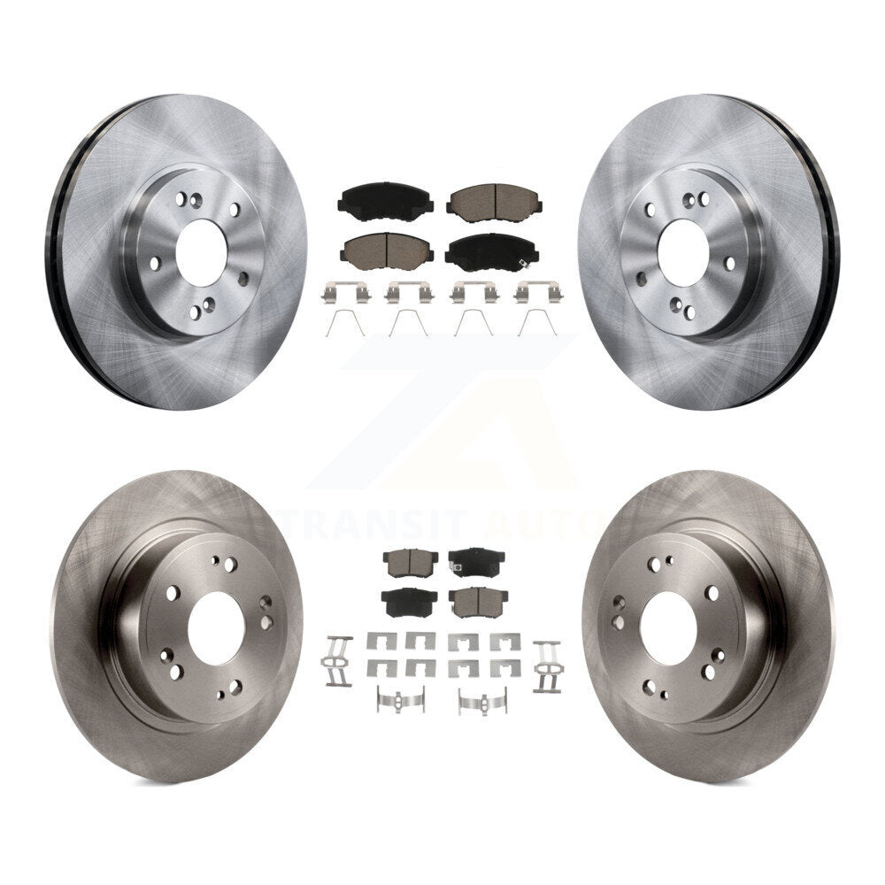 Kit de rotors de frein à disque avant et arrière et plaquettes en céramique pour Honda Accord K8C-103137