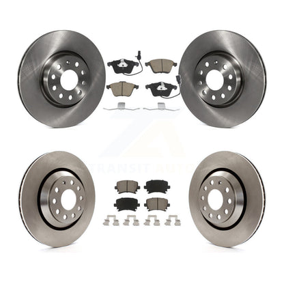 Kit de rotors de frein à disque avant et arrière et plaquettes en céramique pour Volkswagen CC R32