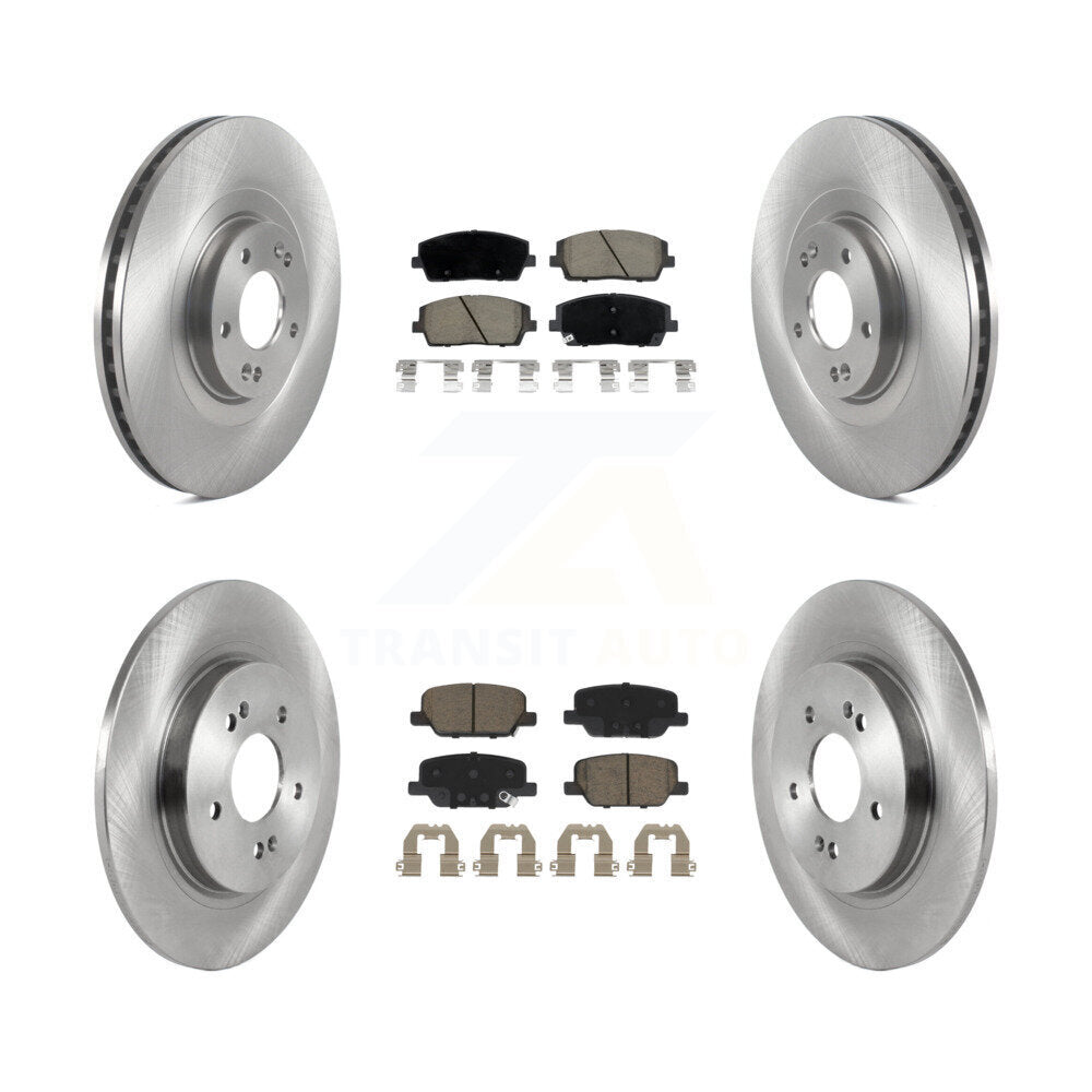 Kit de Rotor de frein à disque avant et arrière et plaquettes en céramique, pour Hyundai palissade Kia Tellurid