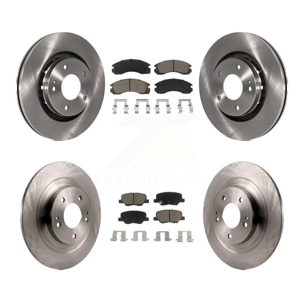 Kit de rotors de frein à disque avant et arrière et plaquettes en céramique pour Mitsubishi Outlander PHEV