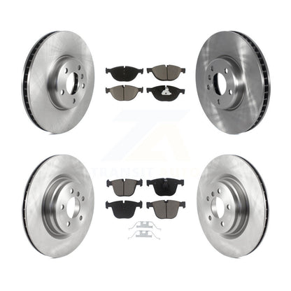 Kit de rotors de frein à disque avant et arrière et plaquettes en céramique (6 pièces) pour BMW ActiveHybrid 2013