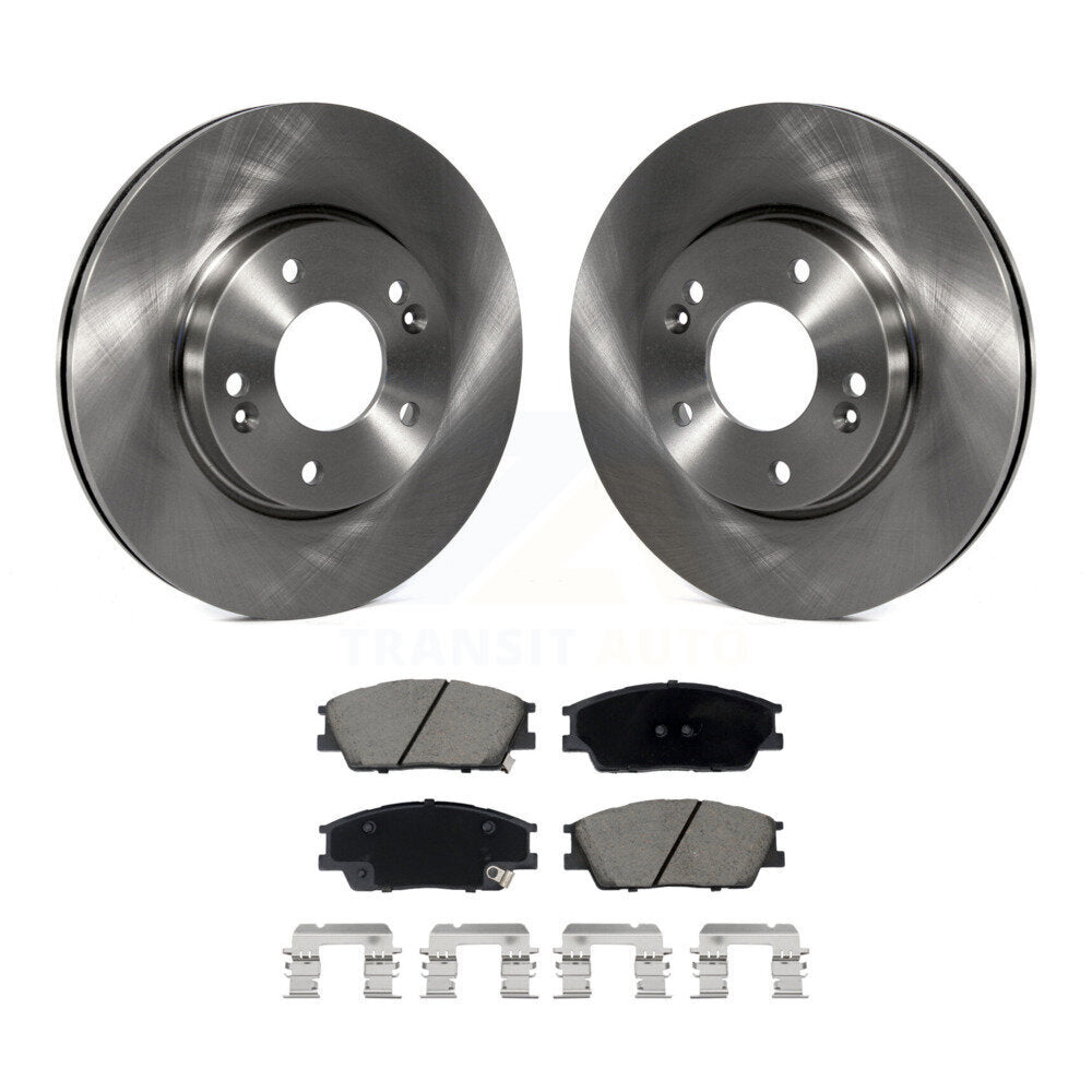 Kit de rotors de frein à disque avant et plaquettes en céramique pour Hyundai Venue Kia Soul