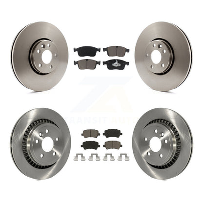 Kit de rotors de frein à disque avant et arrière et plaquettes en céramique pour Volvo XC60 K8C-103170