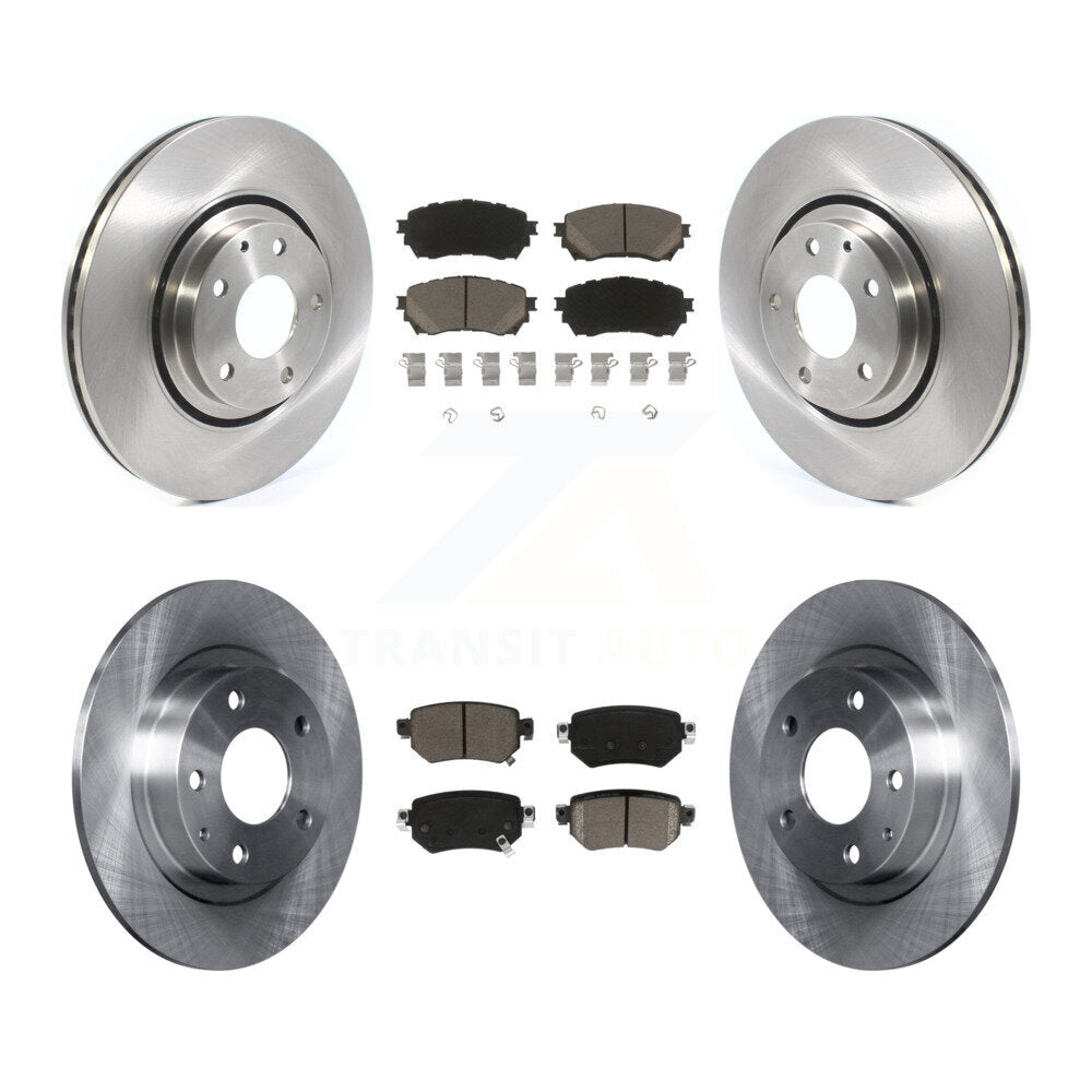 Kit de rotors de frein à disque avant et arrière et plaquettes en céramique pour Mazda 6 2021 turbocompressé