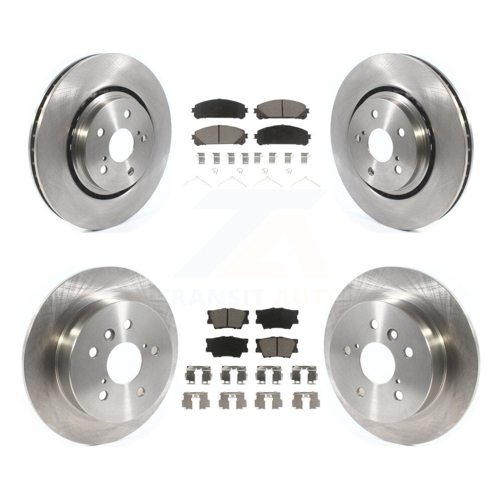 Kit de rotors de frein à disque avant et arrière et plaquettes en céramique pour Toyota Camry TRD 2022