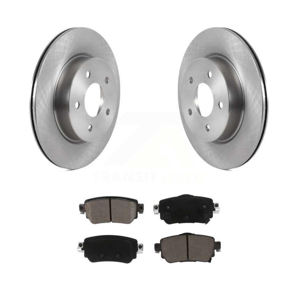 Kit de disques de frein à disque arrière et plaquettes en céramique, pour Nissan Rogue Sport Qashqai LEAF