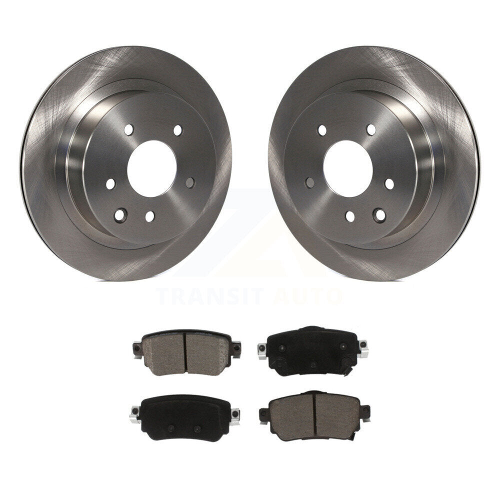 Kit de disques de frein à disque arrière et de plaquettes en céramique pour Nissan Rogue Sport S 2019