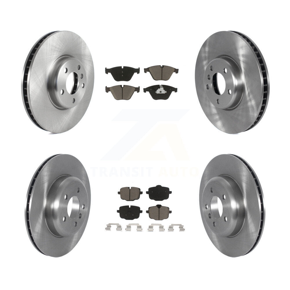 Kit de disques de frein à disque avant et arrière et plaquettes en céramique (6 pièces) pour BMW 535i K8C-103220