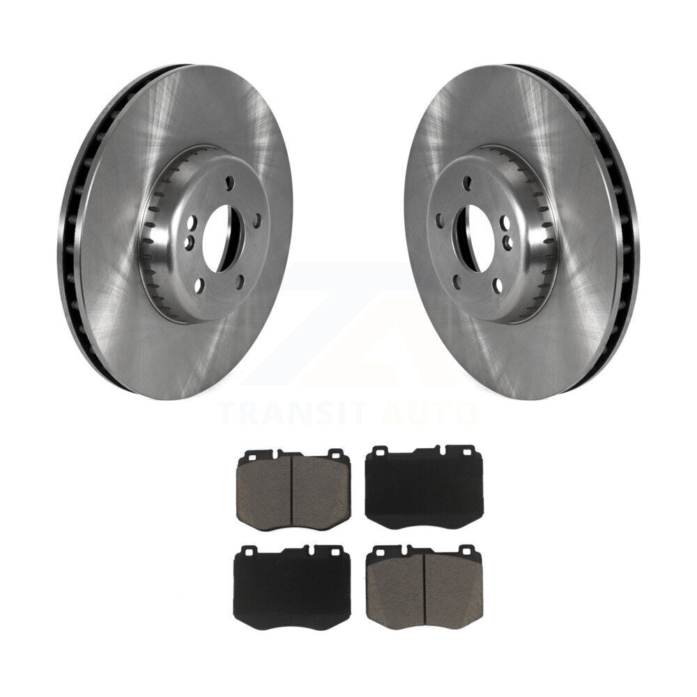 Kit de rotors de frein à disque avant et plaquettes en céramique pour Mercedes-Benz C300 C400 C350e