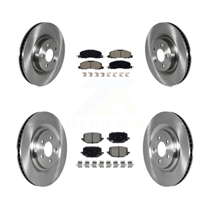 Kit de rotors de frein à disque avant et arrière et plaquettes en céramique pour Lincoln Aviator K8C-10323