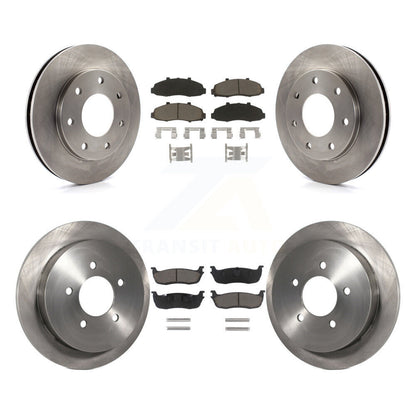 Kit de rotor de frein à disque avant et arrière et plaquettes en céramique pour Ford F-150 Heritage 4W 2004