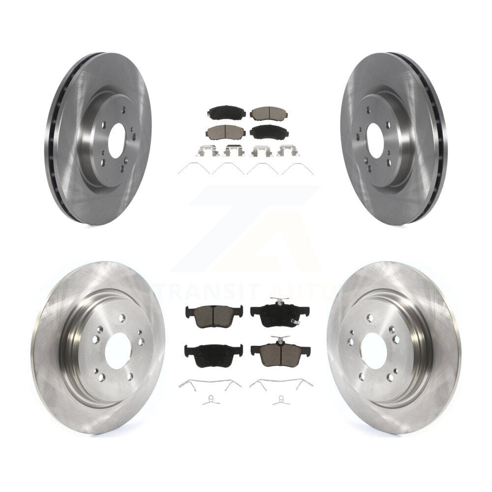 Kit de disques de frein à disque avant et arrière et plaquettes en céramique pour Acura RDX 2019 – 2021