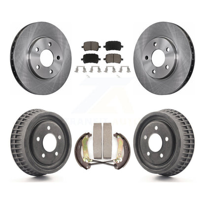 Rotors de frein à disque avant et arrière, plaquettes en céramique et Kit de batterie pour Chevrolet Malibu