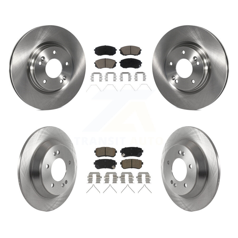 Kit de rotors de frein à disque avant et arrière et plaquettes en céramique pour Hyundai Kona K8C-103281