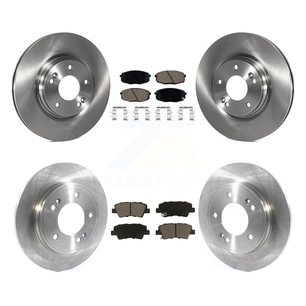 Kit de rotors de frein à disque avant et arrière et plaquettes en céramique pour Kia Forte 2020 1,6 l