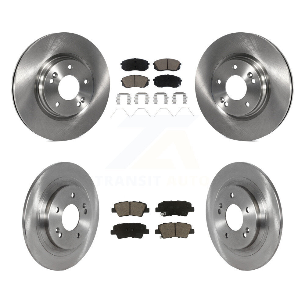 Kit de rotors de frein à disque avant et arrière et plaquettes en céramique pour Hyundai Kona AW 2022 – 2023