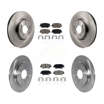 Kit de disques de frein à disque avant et arrière et plaquettes en céramique pour Hyundai Nexo 2019 – 2020