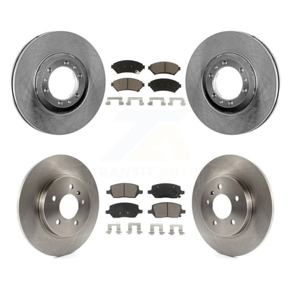 Kit de rotor de frein avant et arrière et plaquettes en céramique pour Pontiac Montana SV6 2005 avec FW