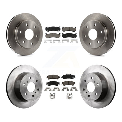 Kit de rotors de frein à disque avant et arrière et plaquettes en céramique pour GMC Sierra 1500 Classic