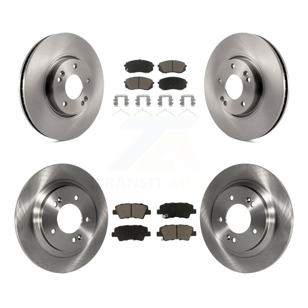 Kit de rotors de frein à disque avant et arrière et plaquettes en céramique pour Hyundai Sonata K8C-103301