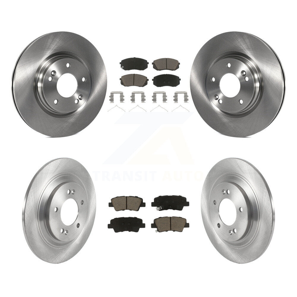 Kit de rotor de frein avant et arrière et plaquettes en céramique, pour Hyundai Kona électrique Kia Niro E
