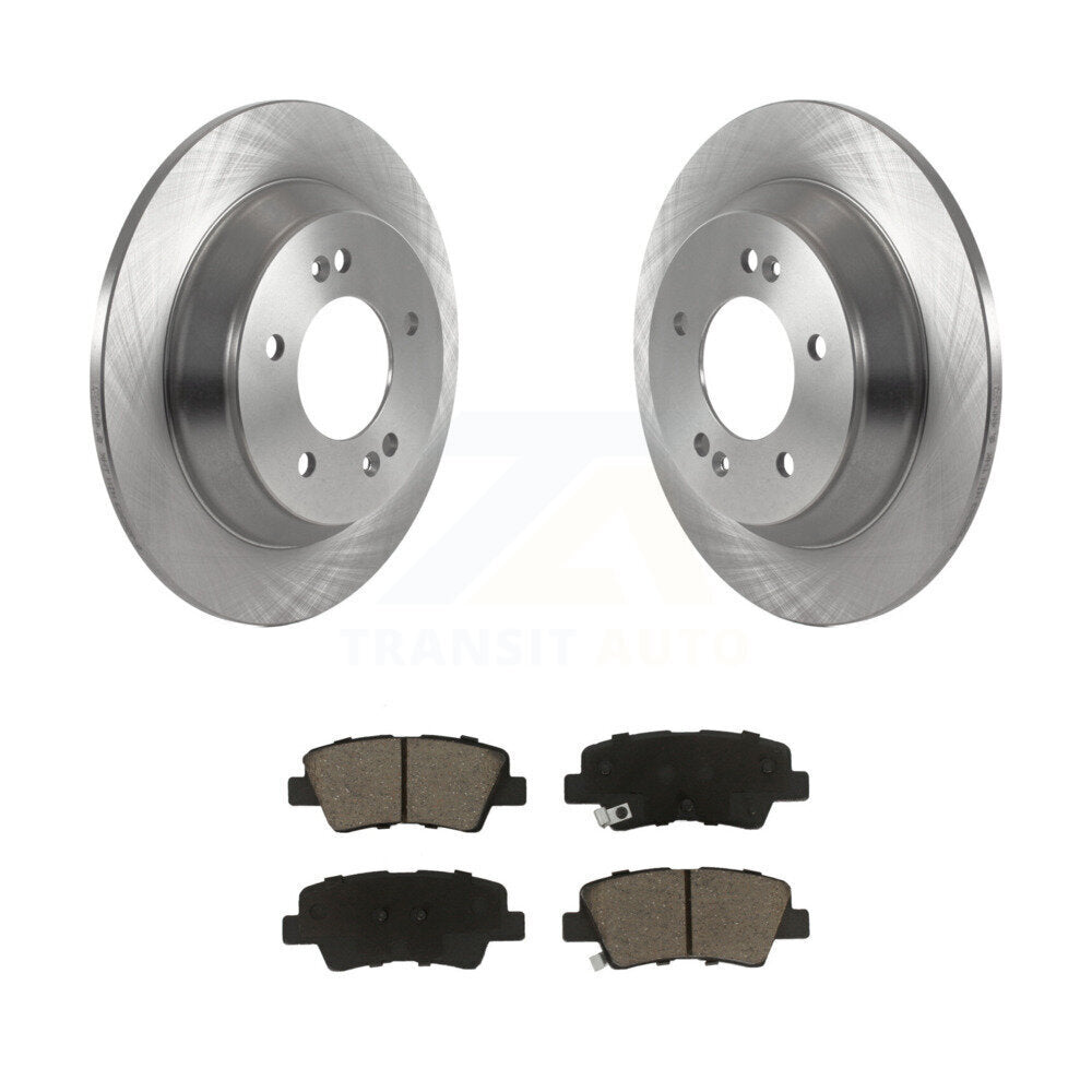 Rotors de frein arrière et kit de plaquettes en céramique pour Hyundai Kona avec stationnement électrique