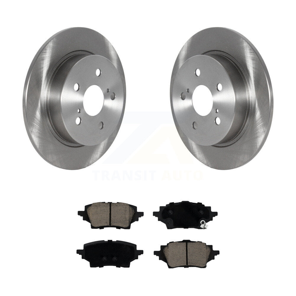 Kit de disques de frein à disque arrière et plaquettes en céramique pour Toyota C-HR K8C-103312