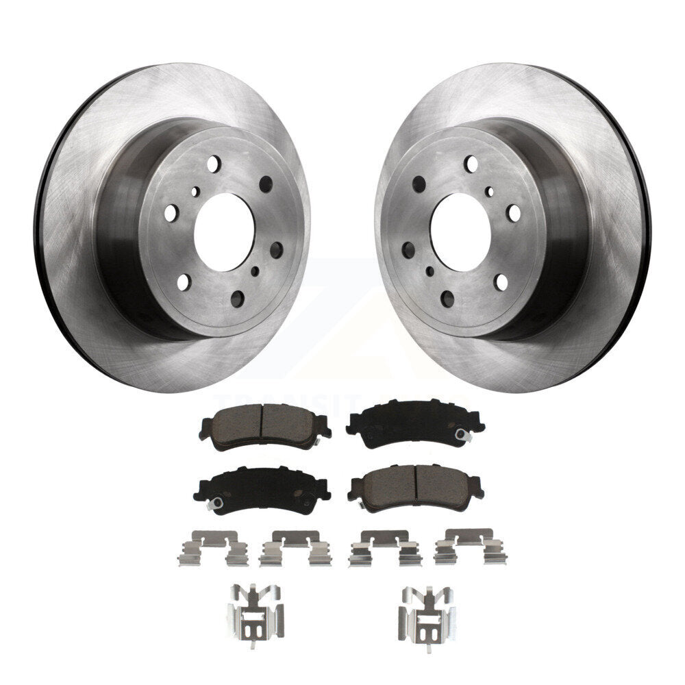 Kit de disques de frein à disque arrière et plaquettes en céramique pour GMC Sierra 1500 Classic