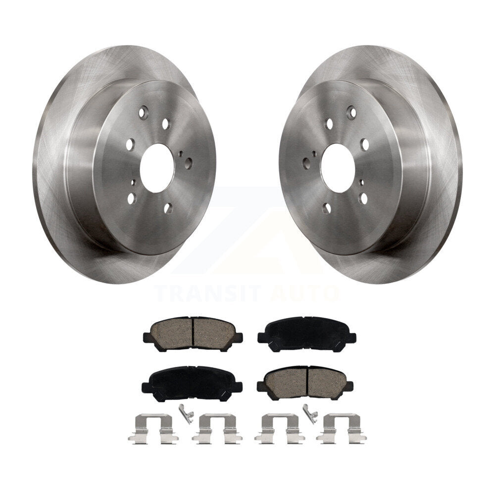 Kit de rotors de frein à disque arrière et de plaquettes en céramique pour Toyota Highlander K8C-103318
