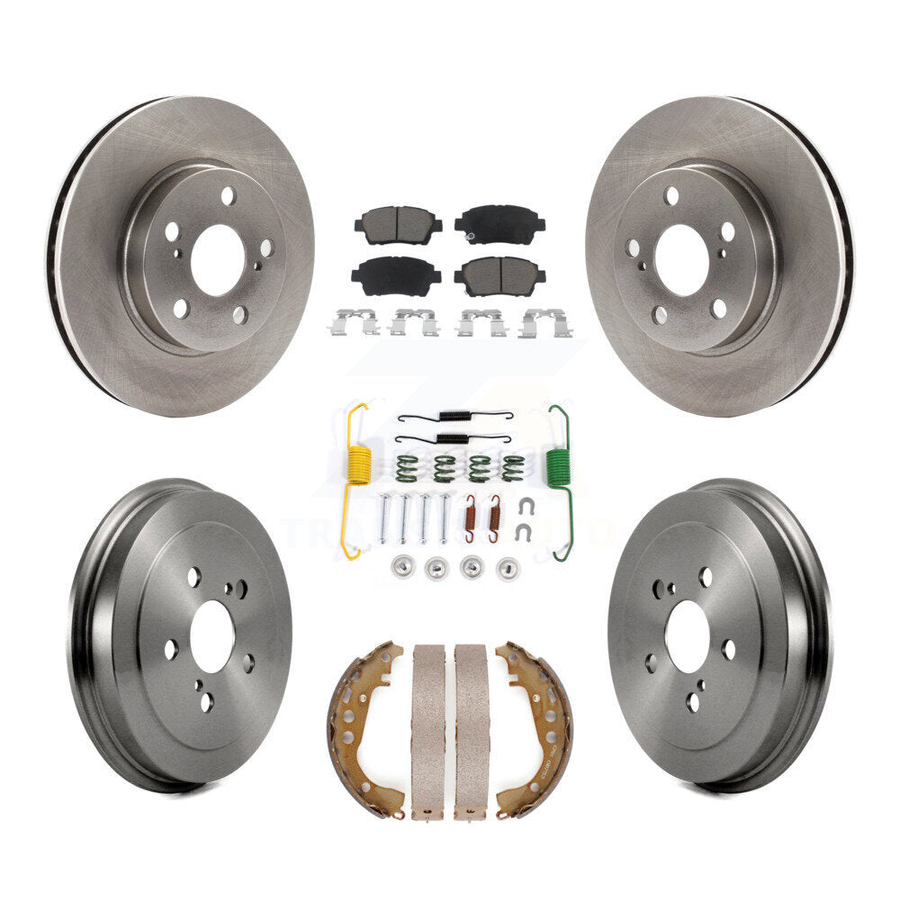 Kit de tambour à plaquettes en céramique, Rotor de frein à disque avant et arrière (7 pièces) pour Toyota Celica G 2000