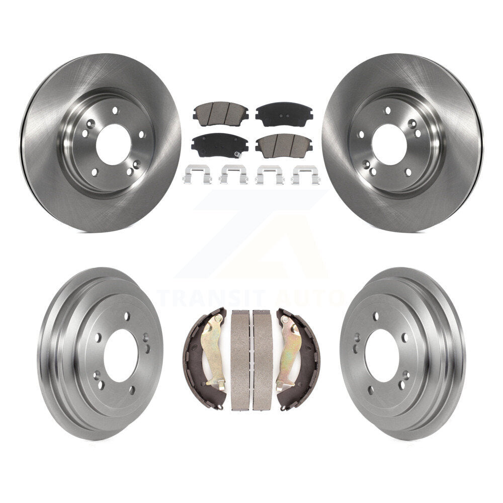 Kit de plaquettes et de tambour en céramique pour Rotor de frein avant et arrière, pour Hyundai Elantra 2017 2020 1.6