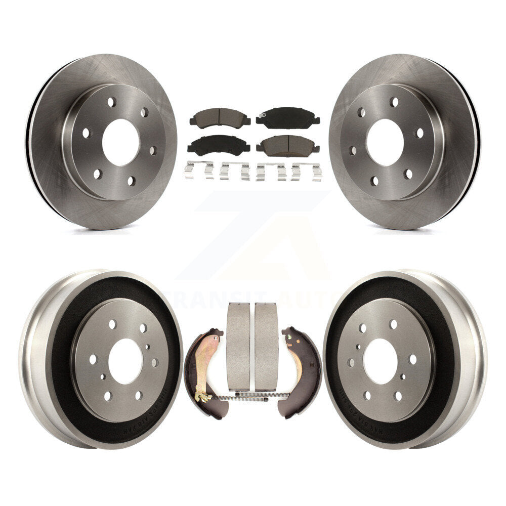 Kit de tambour de tampon en céramique de Rotor de frein avant et arrière pour frein arrière à disque GMC Sierra 1500