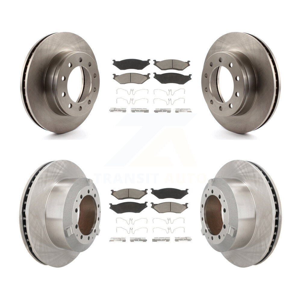 Kit de rotor de frein avant et arrière et plaquettes en céramique, pour Ford F-450 Super Duty F-550 CF50