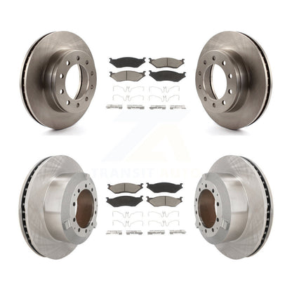 Kit de rotor de frein avant et arrière et plaquettes en céramique, pour Ford F-450 Super Duty F-550 CF50