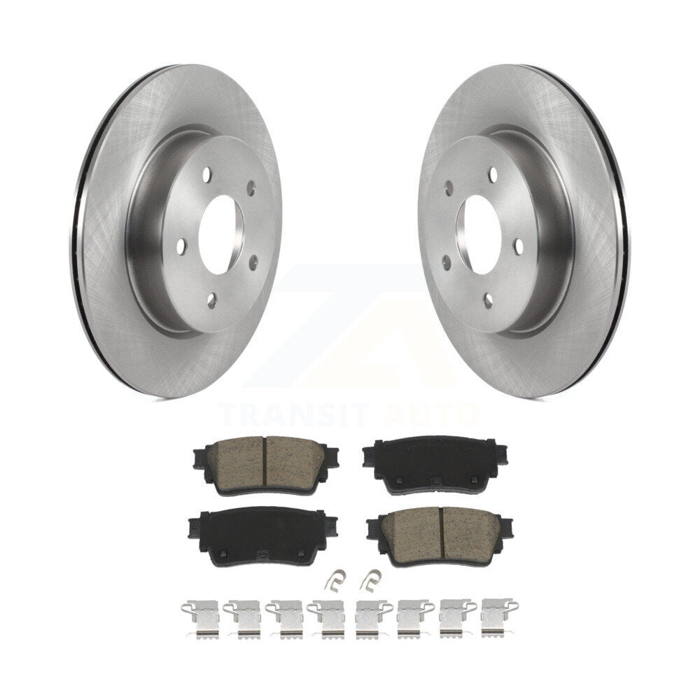 Kit de disques de frein à disque arrière et plaquettes en céramique pour Nissan Rogue K8C-103353