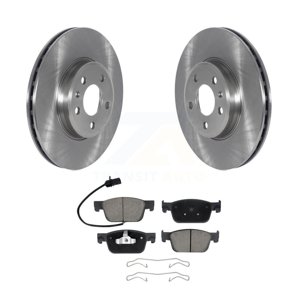 Rotors de frein avant et kit de plaquettes en céramique pour Audi A4 avec rotor de 314 mm de diamètre