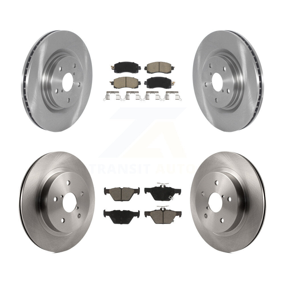 Kit de plaquettes de frein en céramique, Rotors de frein à disque avant et arrière pour Subaru Outback Legac 2020 – 2022