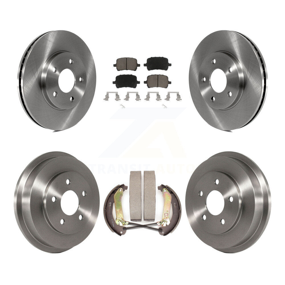 Kit de tambour de tampon en céramique de Rotor de frein avant et arrière pour Chevrolet HHR 2009 avec 13-H732