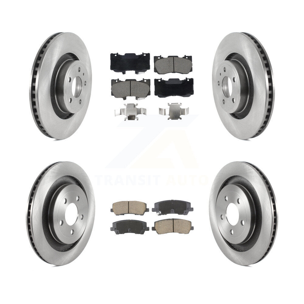 Kit de plaquettes en céramique pour disques de frein avant et arrière, pour Ford Mustang GT Premium/GT avec 5.0