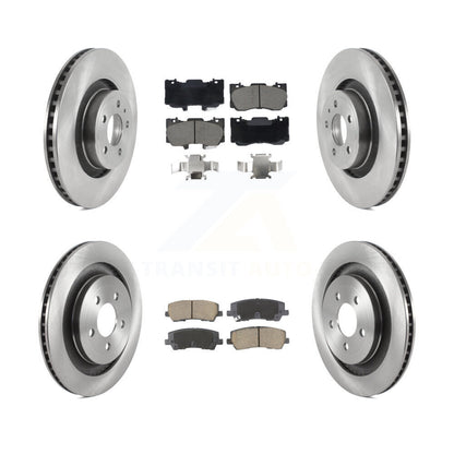 Kit de plaquettes en céramique pour disques de frein avant et arrière, pour Ford Mustang GT Premium/GT avec 5.0