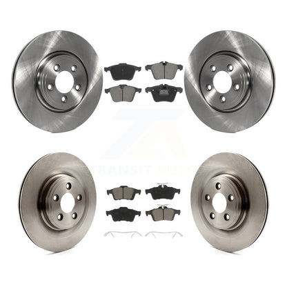 Kit de rotors de frein à disque avant et arrière et plaquettes en céramique pour Jaguar XF K8C-103408