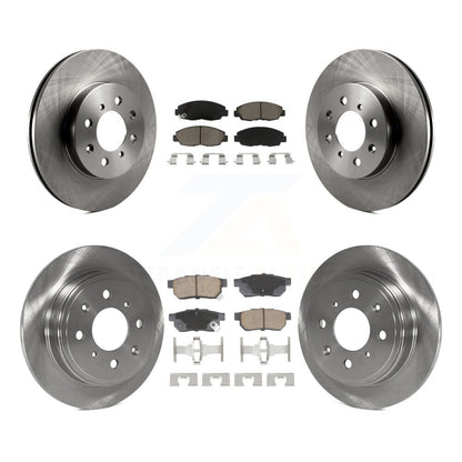 Kit de rotors de frein à disque avant et arrière et plaquettes en céramique pour Honda Civic Acura EL