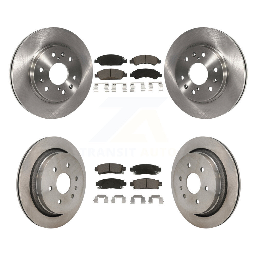 Kit de rotors de frein à disque avant et arrière et plaquettes en céramique pour Cadillac XTS K8C-103413