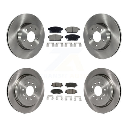 Kit de rotors de frein à disque avant et arrière et plaquettes en céramique pour Cadillac ATS K8C-103414