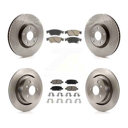 Kit de rotors de frein à disque avant et arrière et plaquettes en céramique pour INFINITI G35 Q60